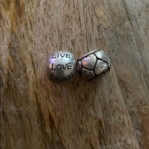 Set of 2 Pandora Beads